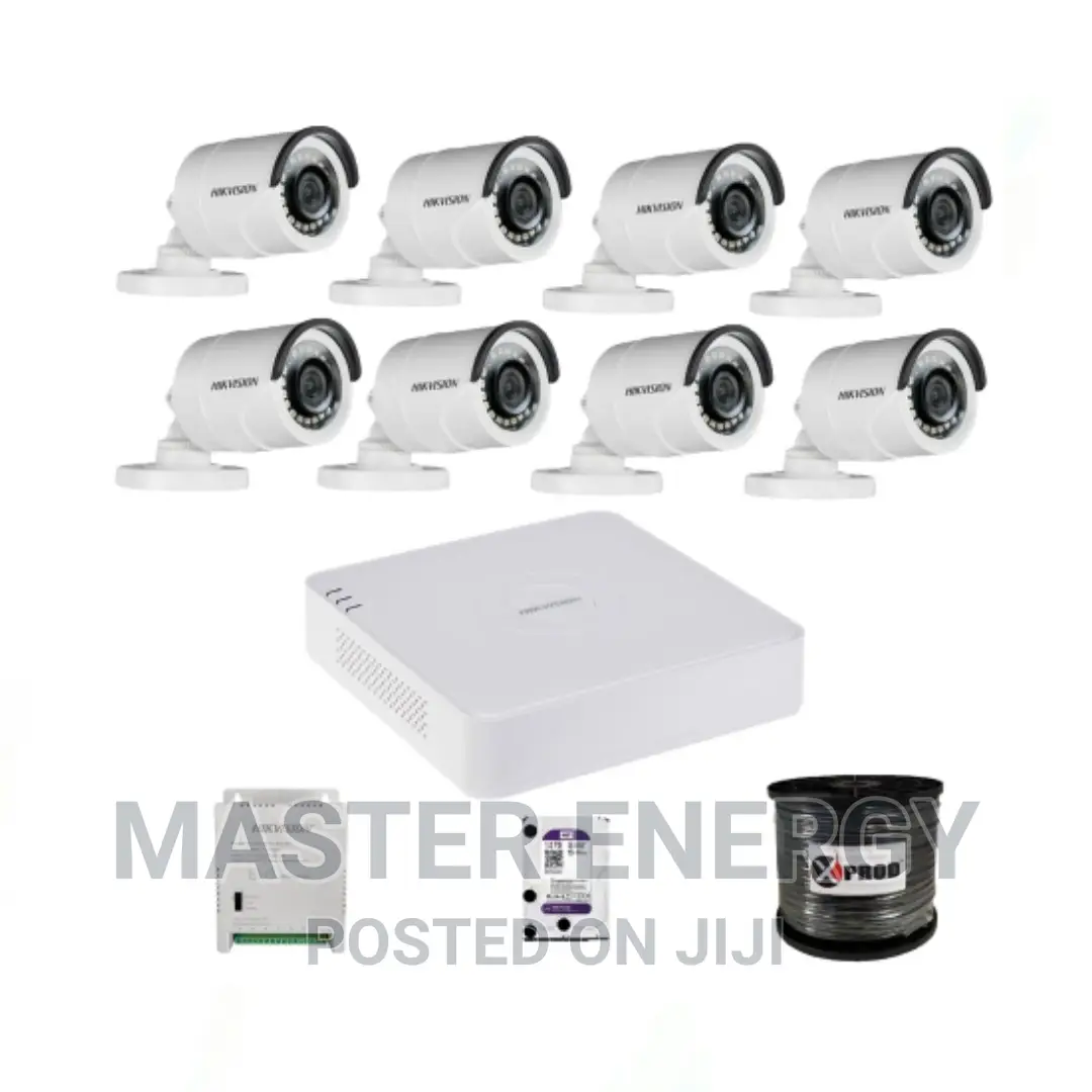 8 Channel CCTV Cameras 720p Full Kit C8