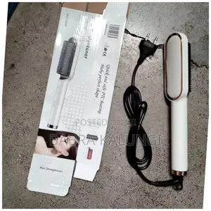 Hair Straightener Comb Brush
