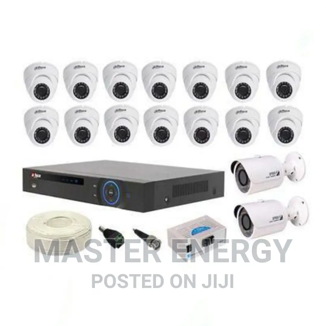 16 Channel CCTV Cameras Full Kit 720p D7