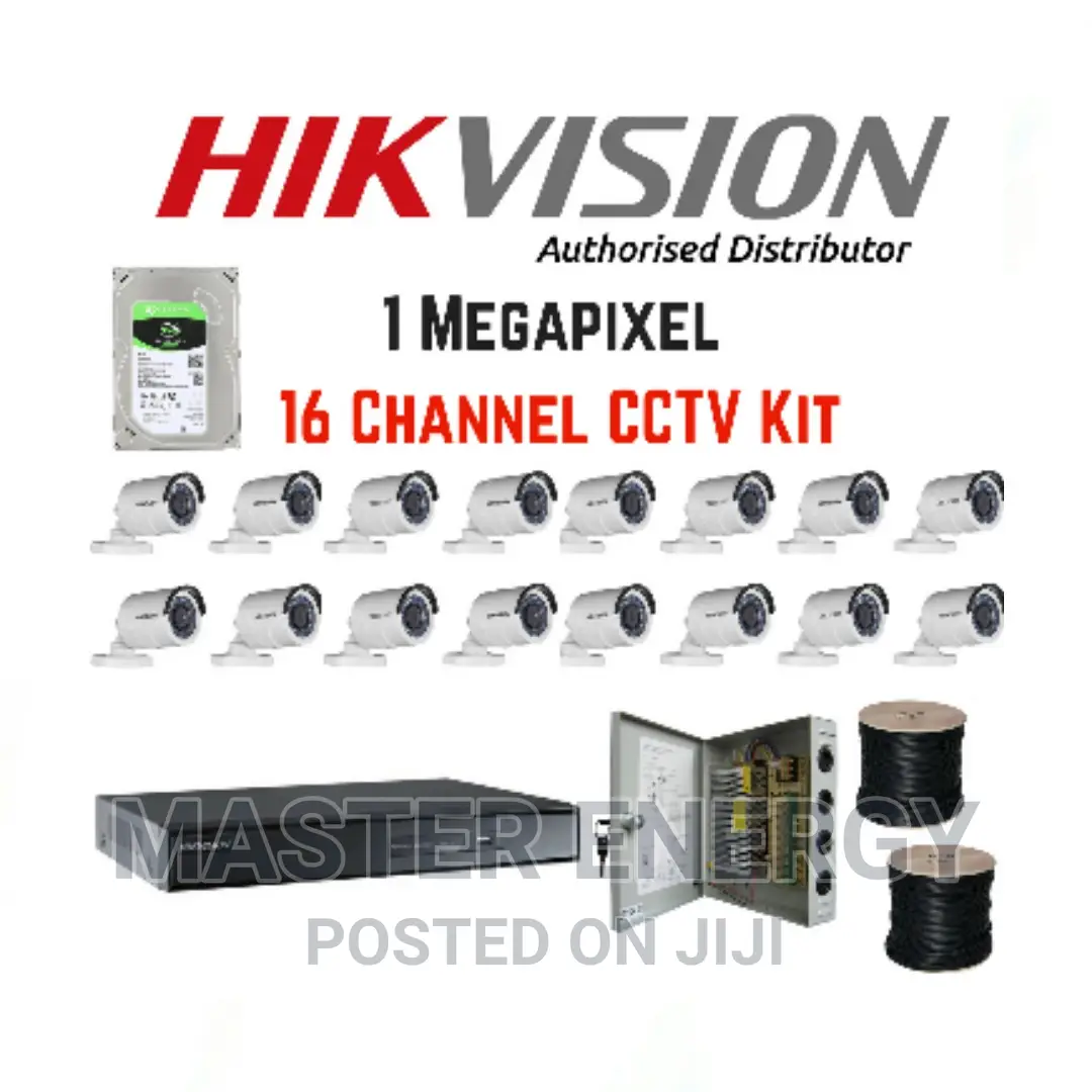 16 Channel Cameras Full Kit 720p D8