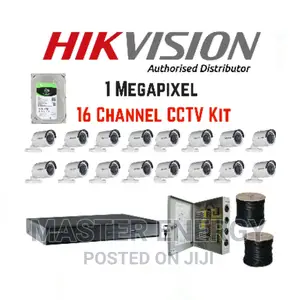 16 Channel Cameras Full Kit 720p D8