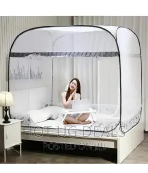 5x6 Super Elegant Tent Net - White With Blue