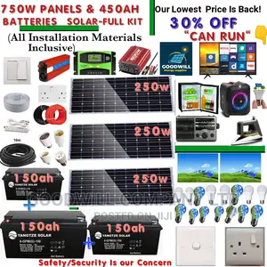 750w Solar System Full Kit / 750w German Solar Kit
