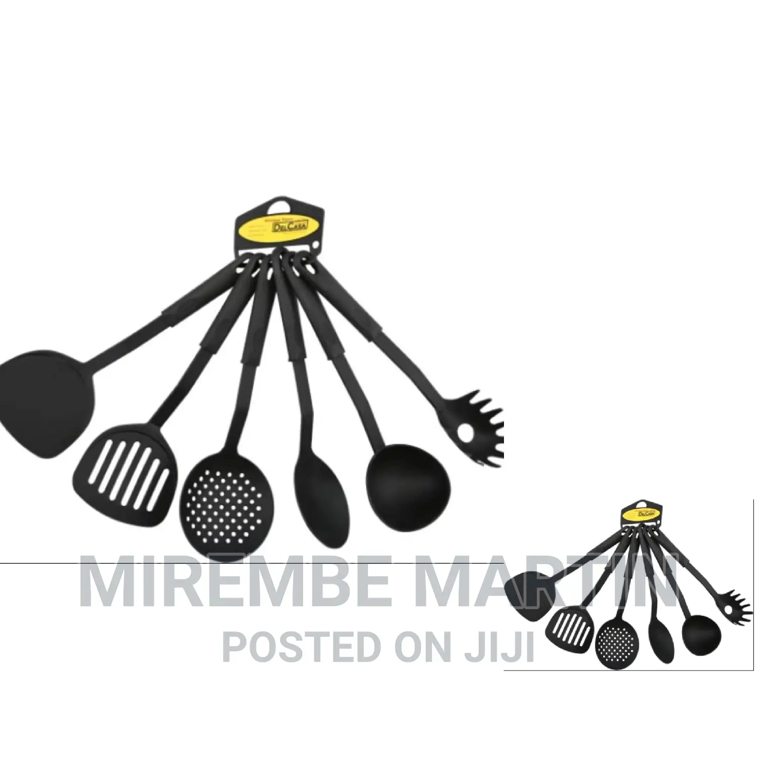 Black Silicone Cooking Utensils Set