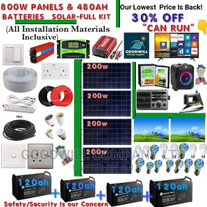 800w Solar System Full Kit / 800w German Solar Kit