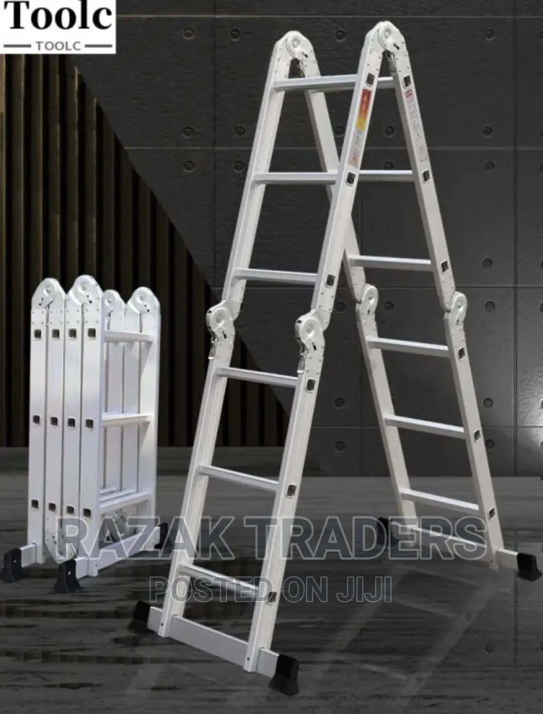 Adjustable Aluminumfoldable Multi Purpose Ladder 150kg /4×5