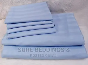 Stripped Cotton Bedsheets