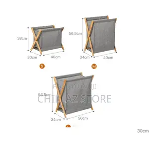 Foldable Bamboo Laundry Basket.