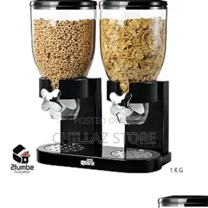 Double Cereal Kitchen Storage Containers.