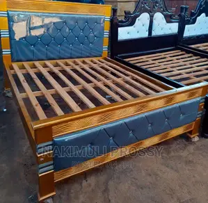 Classy Leather 5x6 Bed