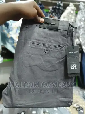 Soft Kaki Men Trousers