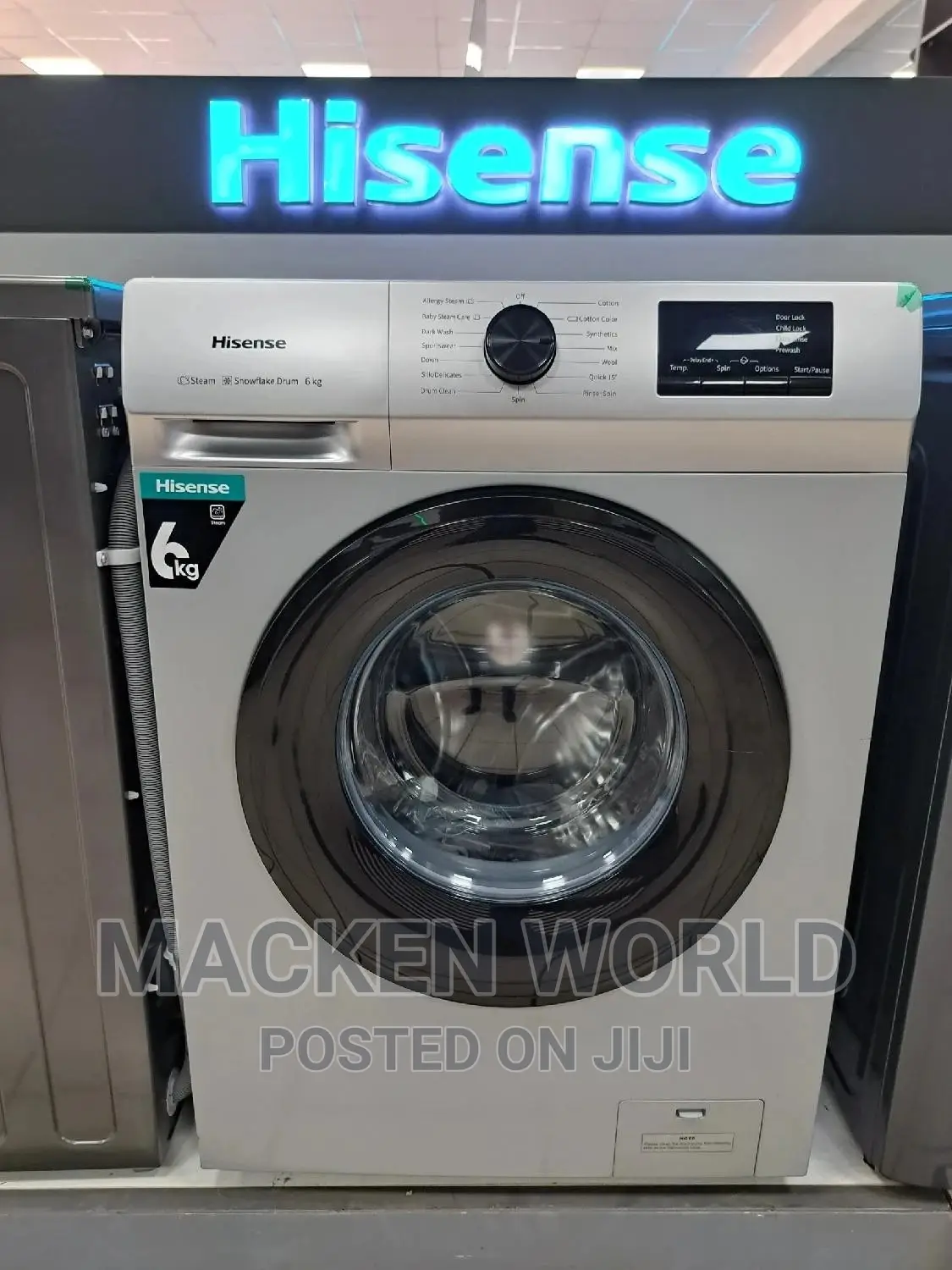Hisense 6kg Front Loader Washing Machine Fully Automatic New