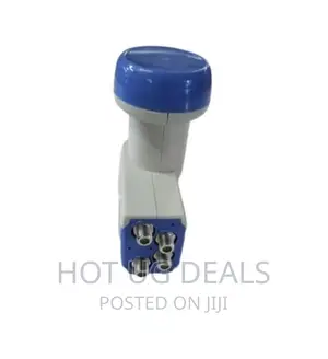 4 Way UHD Universa Quad LNB for Satellite Dish -White
