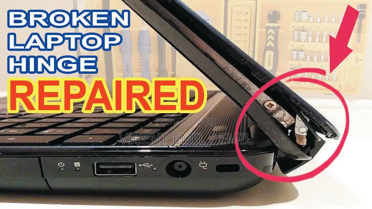 Broken Laptop Hinge Repair