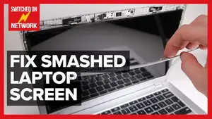 Broken Laptop Hinge Repair