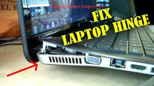 Broken Laptop Hinge Repair