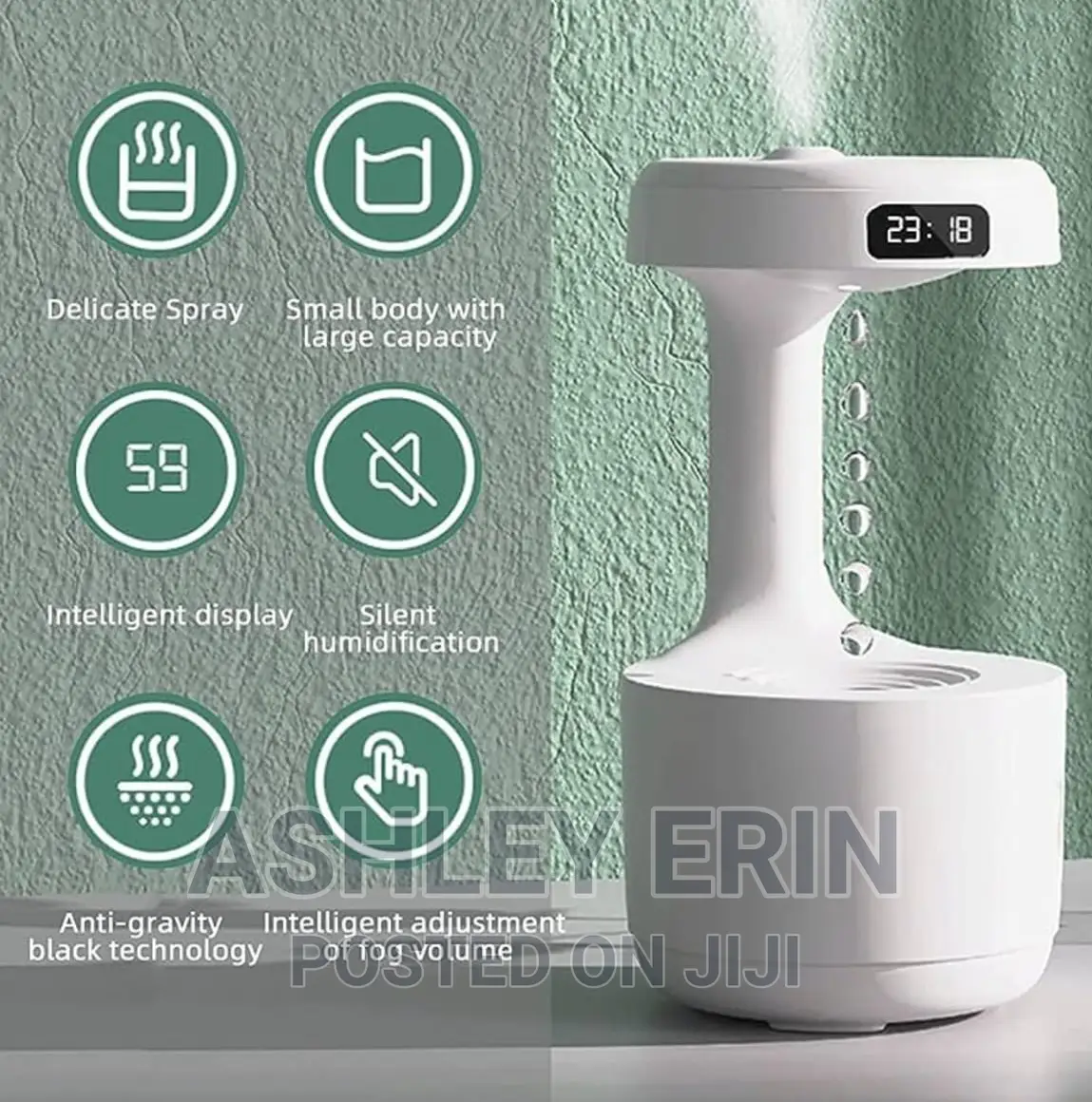 Anti Gravity Water Droplet Humidifier