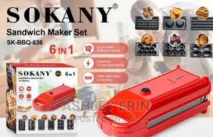 6 in 1 Sandwich Maker - Sokany