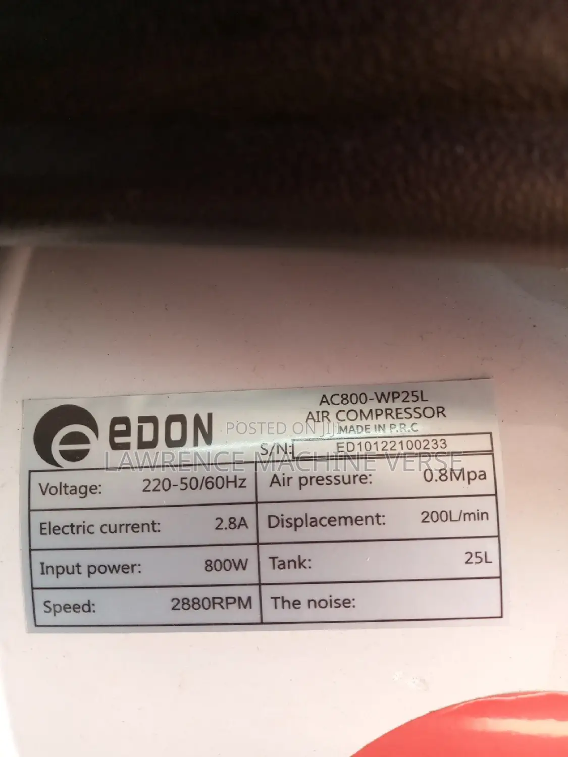 Air Compressor 25 L