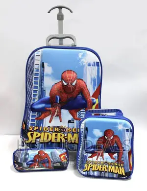 3pcs Kid’S School Bag Set - Design Print Vary