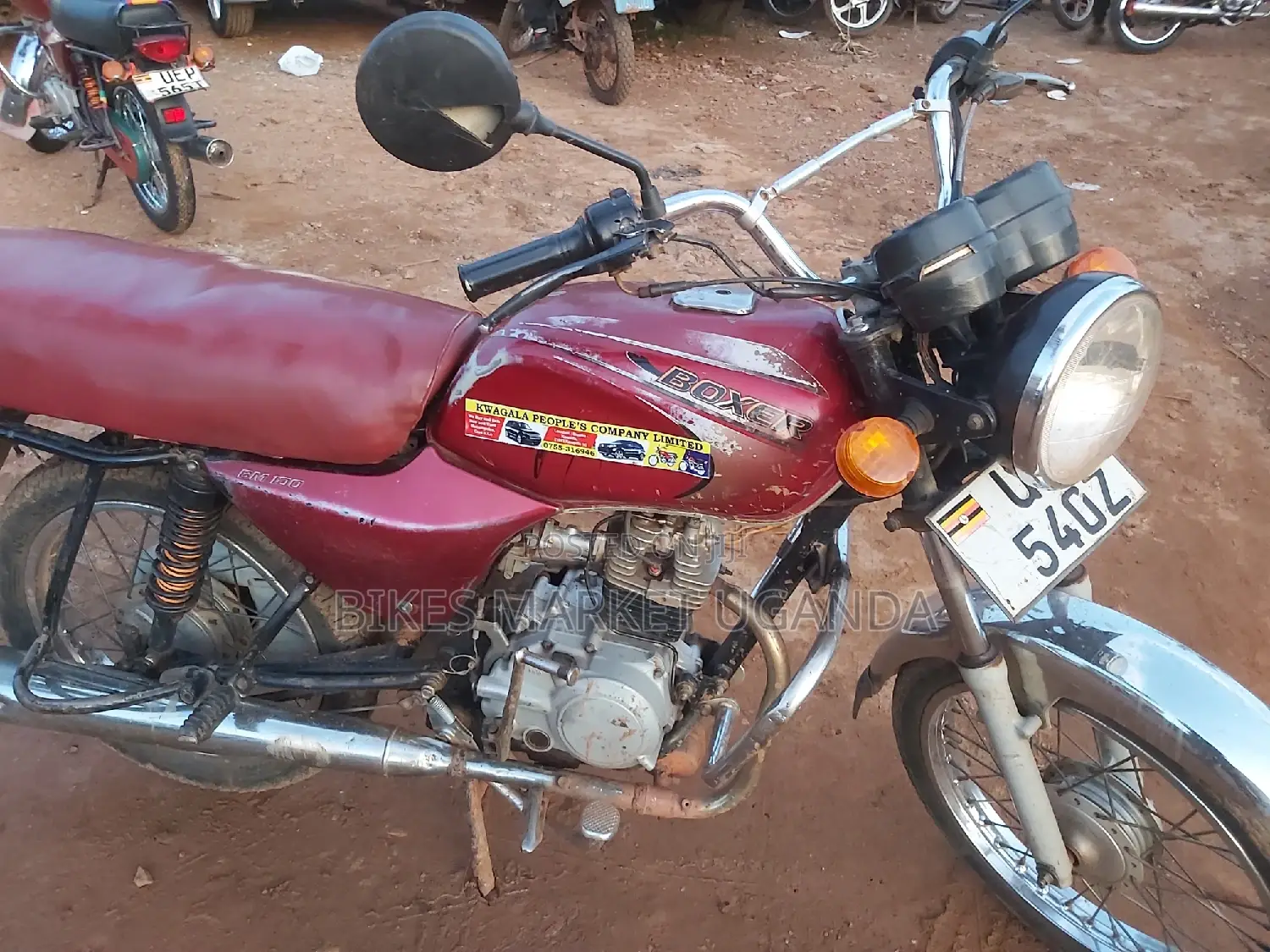 Bajaj Boxer 100 2018 Red