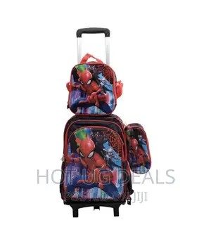 3pcs Kid’S School Bag Set - Design Print Vary