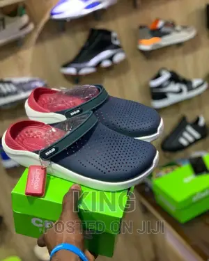 Crocs. Literide Original Grey/Navy Blue