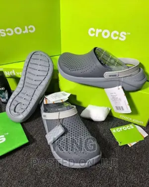 Crocs. Literide Original Grey/Navy Blue