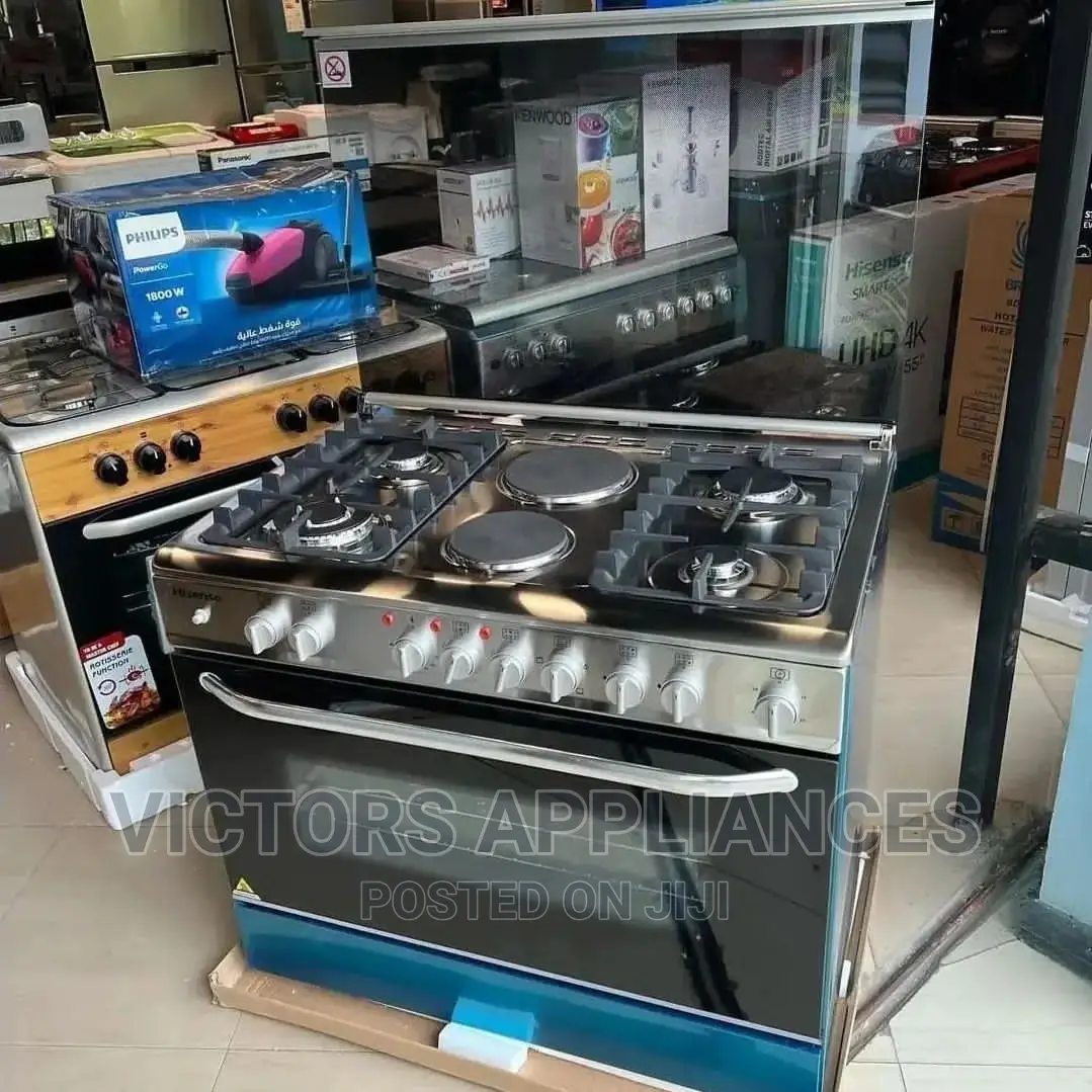 Hisense High End Cooker 90x60cm 4gas 2electric