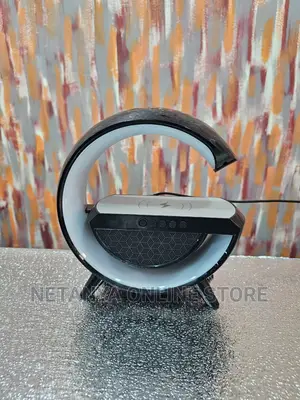 Bluetooth Speaker With Led Light and Wireless Charger