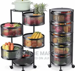 Rotating Vegetable Storage Rack