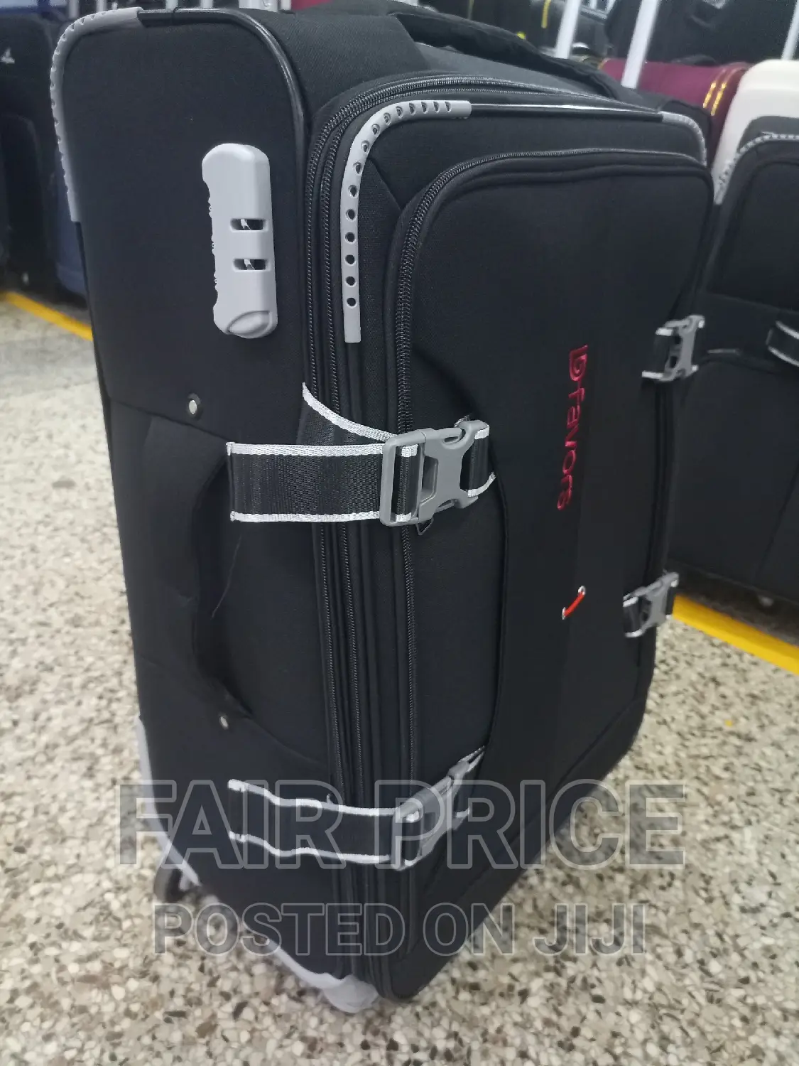 Original Cloth Suitcase.Large.( Black)