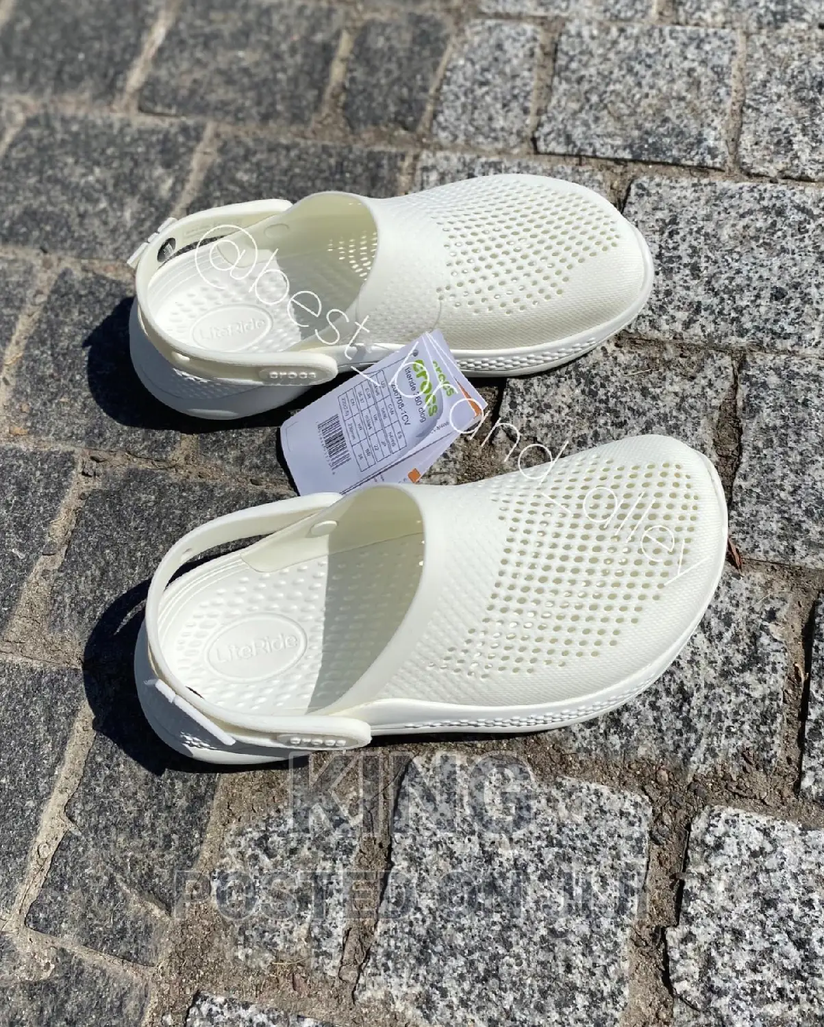 Crocs. White Literide