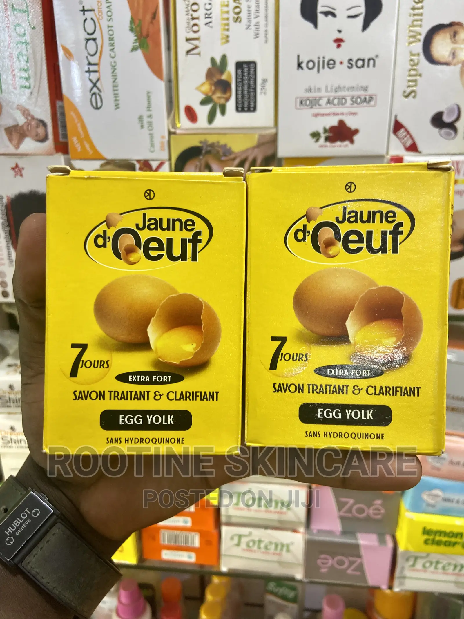 Jaune Doeuf Lightening,Treating Clarrifying Egg Soap