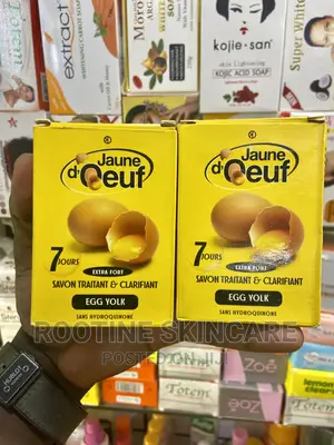 Jaune Doeuf Lightening,Treating Clarrifying Egg Soap