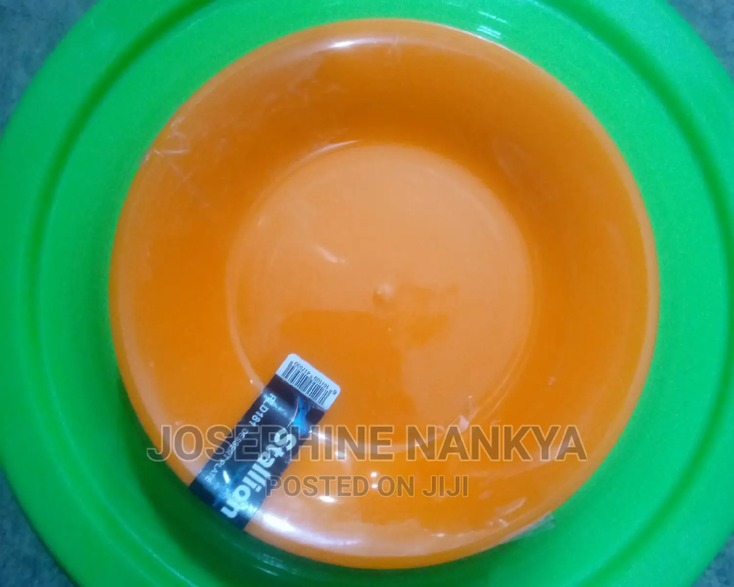 Dessert Plate, Orange