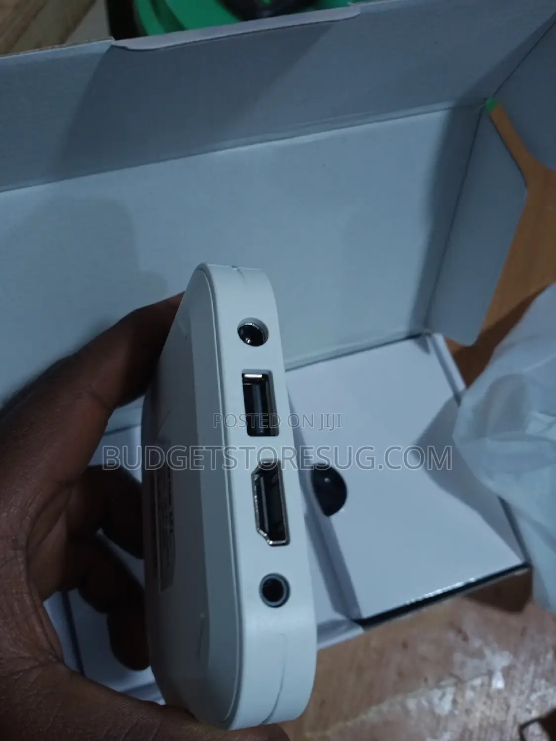 White Android TV Box