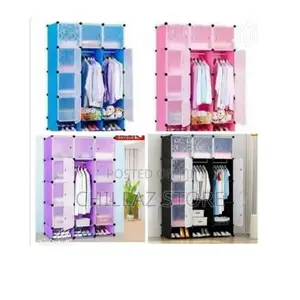 3 Columns Plastic Wardrobe.