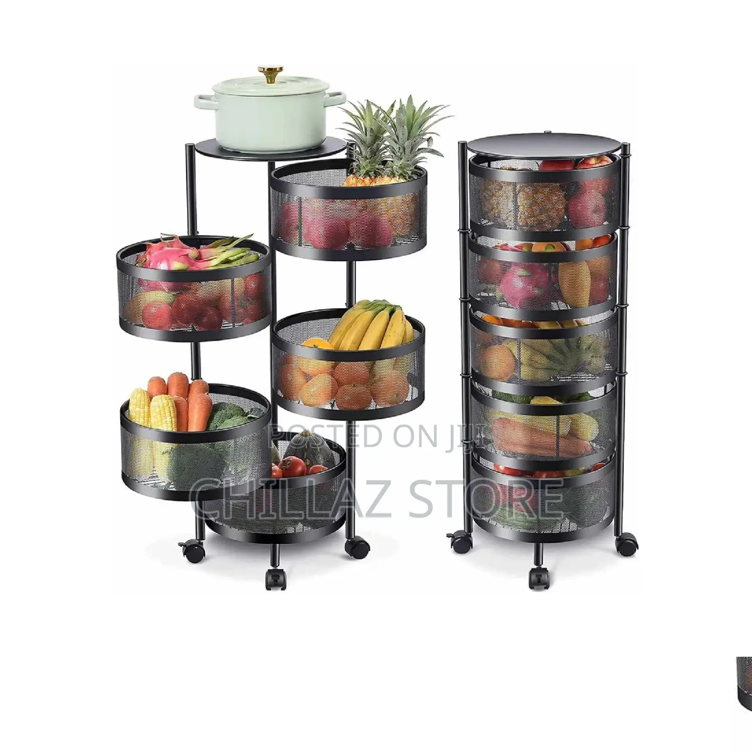 5tier Fruit Vegetable Basket Storage Rack.