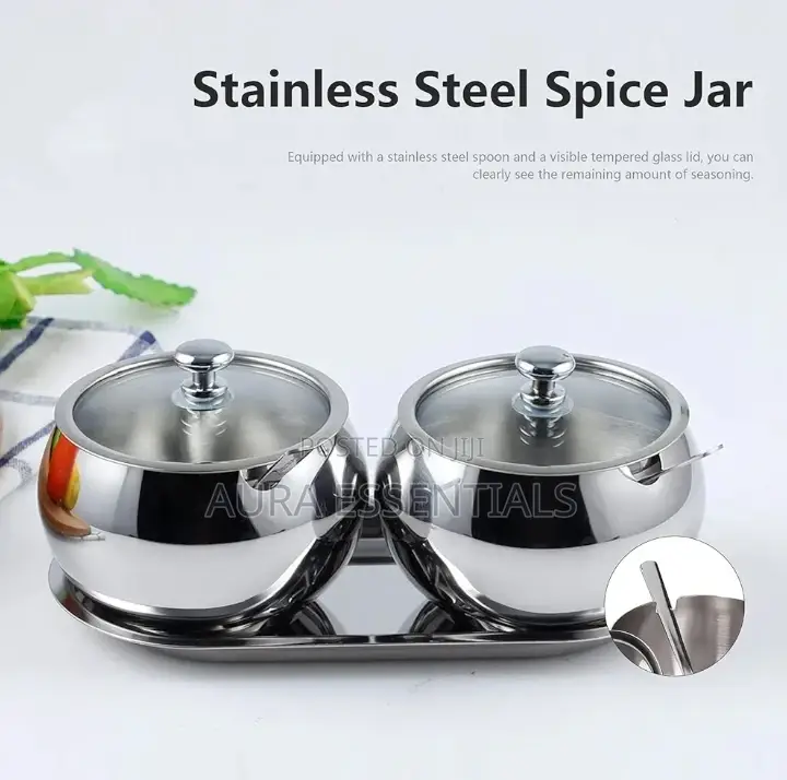 Stainless Steel Bowl With Transparent Glass Lid