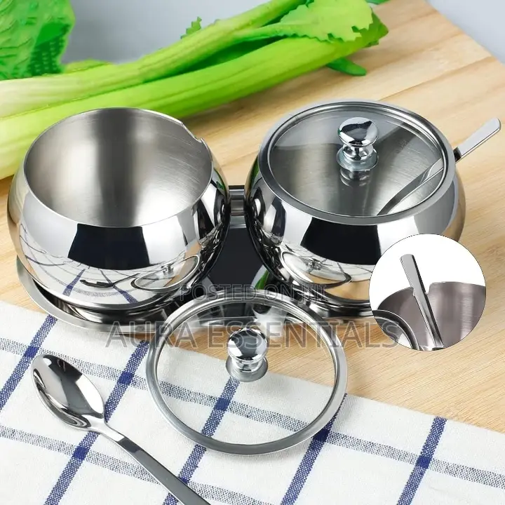 Stainless Steel Bowl With Transparent Glass Lid