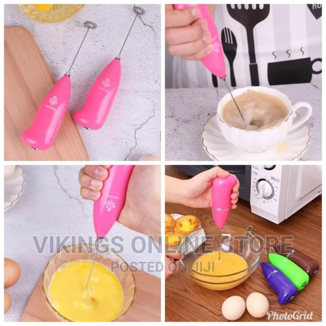Stainless Steel Stem Egg Beater for Coffee, Milk Frother,