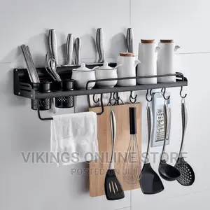 Wall Mounted Kitchen Rack Organizer