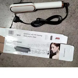 Hair Straightener Brush Comb.