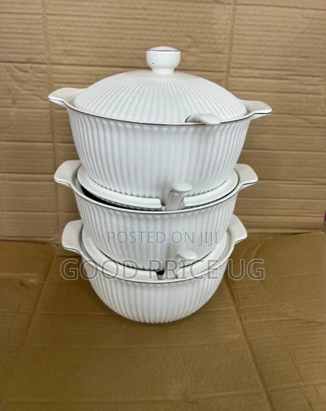 3 Set Ceramic Cooking Ware.