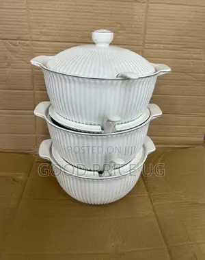 3 Set Ceramic Cooking Ware.