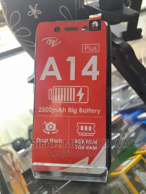 New Itel A14 8 GB Black