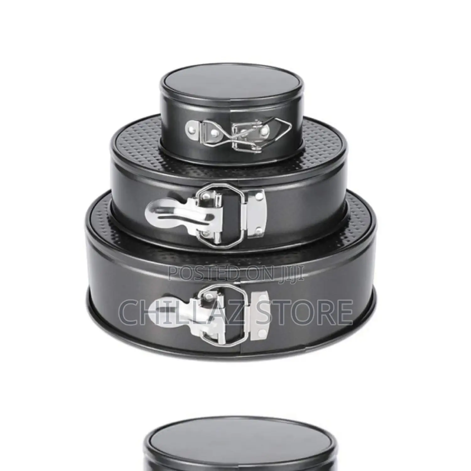 3pcs Round Cake Mould Pans.