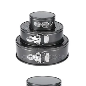 3pcs Round Cake Mould Pans.