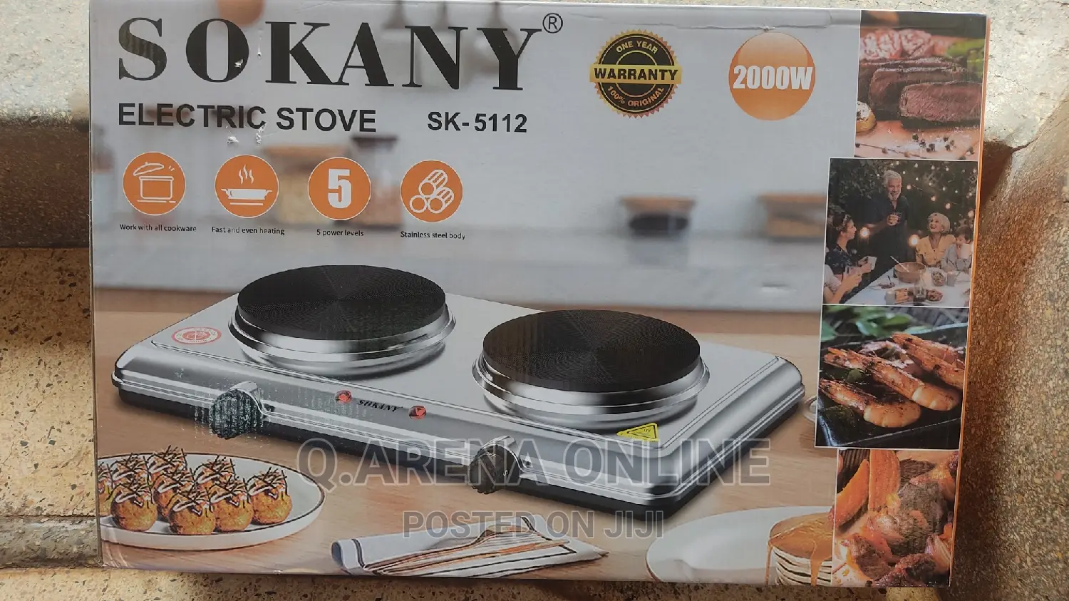 Heavy Duty Double Solid Hotplate